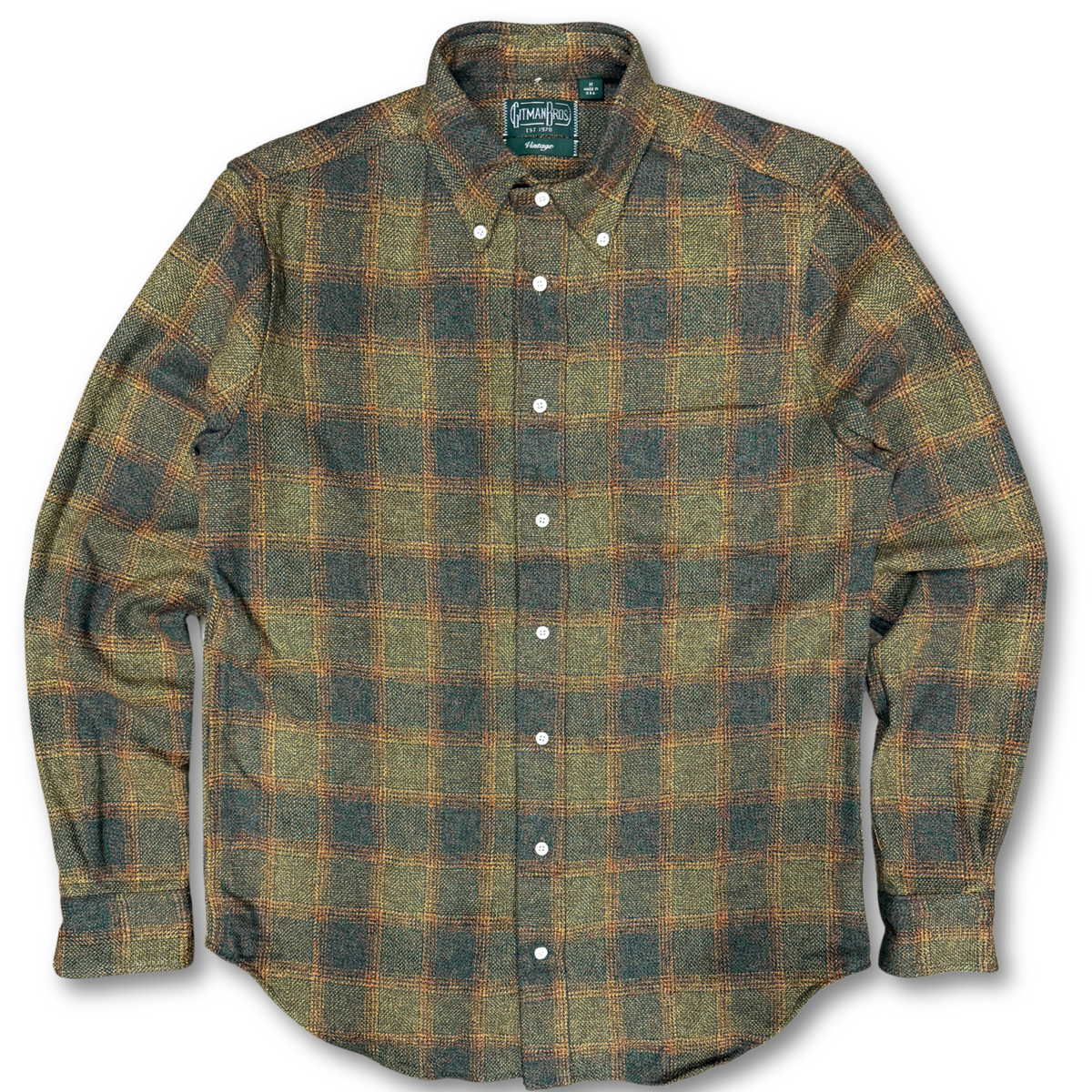 COTTON TWEED CHECK SHIRT