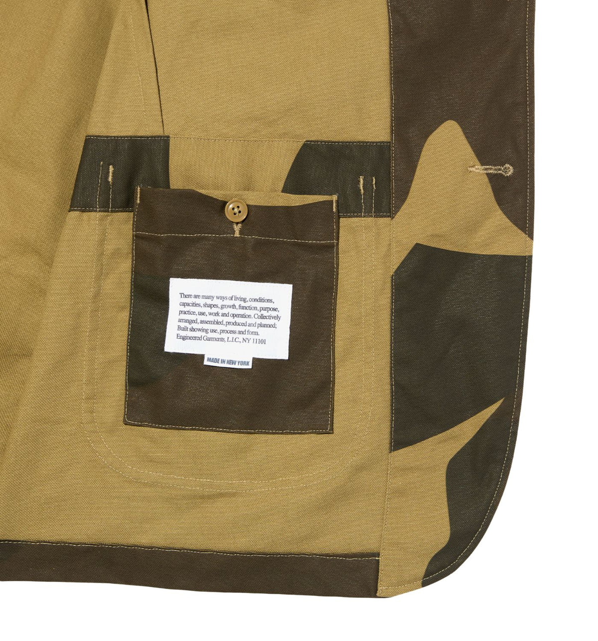 BEDFORD JACKET IN DUCK CANVAS