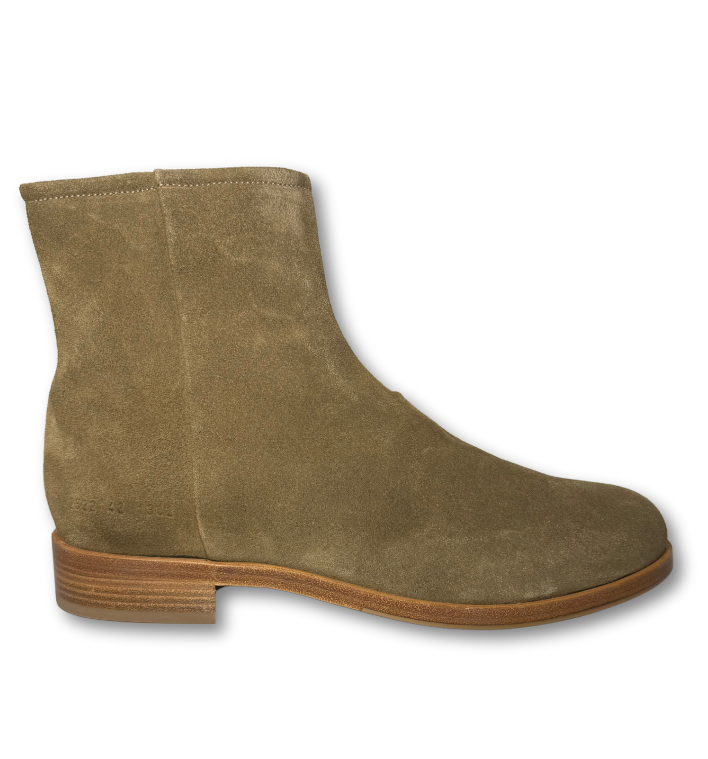 ZIPPER BOOT IN SUEDE