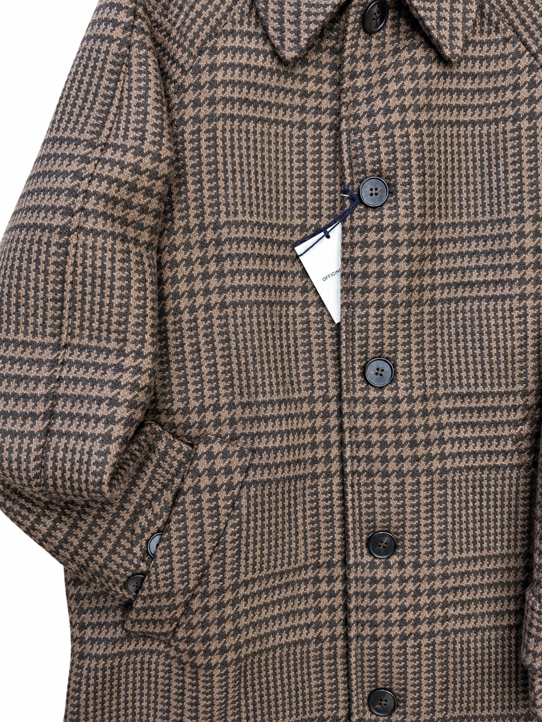 HUDSON GLENN PLAID COAT