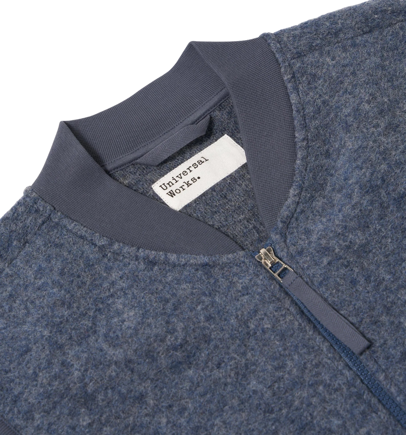 WOOL FLEECE ZIP WAISTCOAT