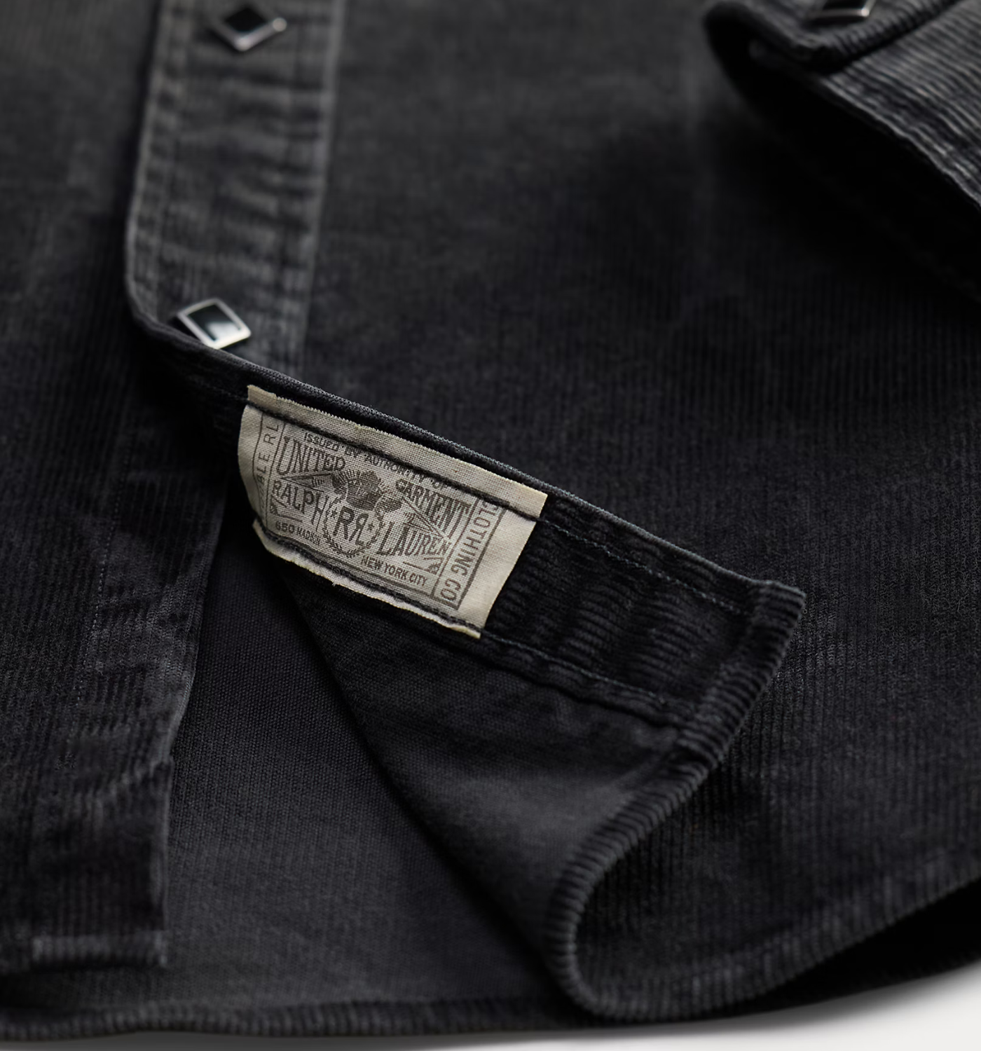 CORDUROY WESTERN SNAP SHIRT