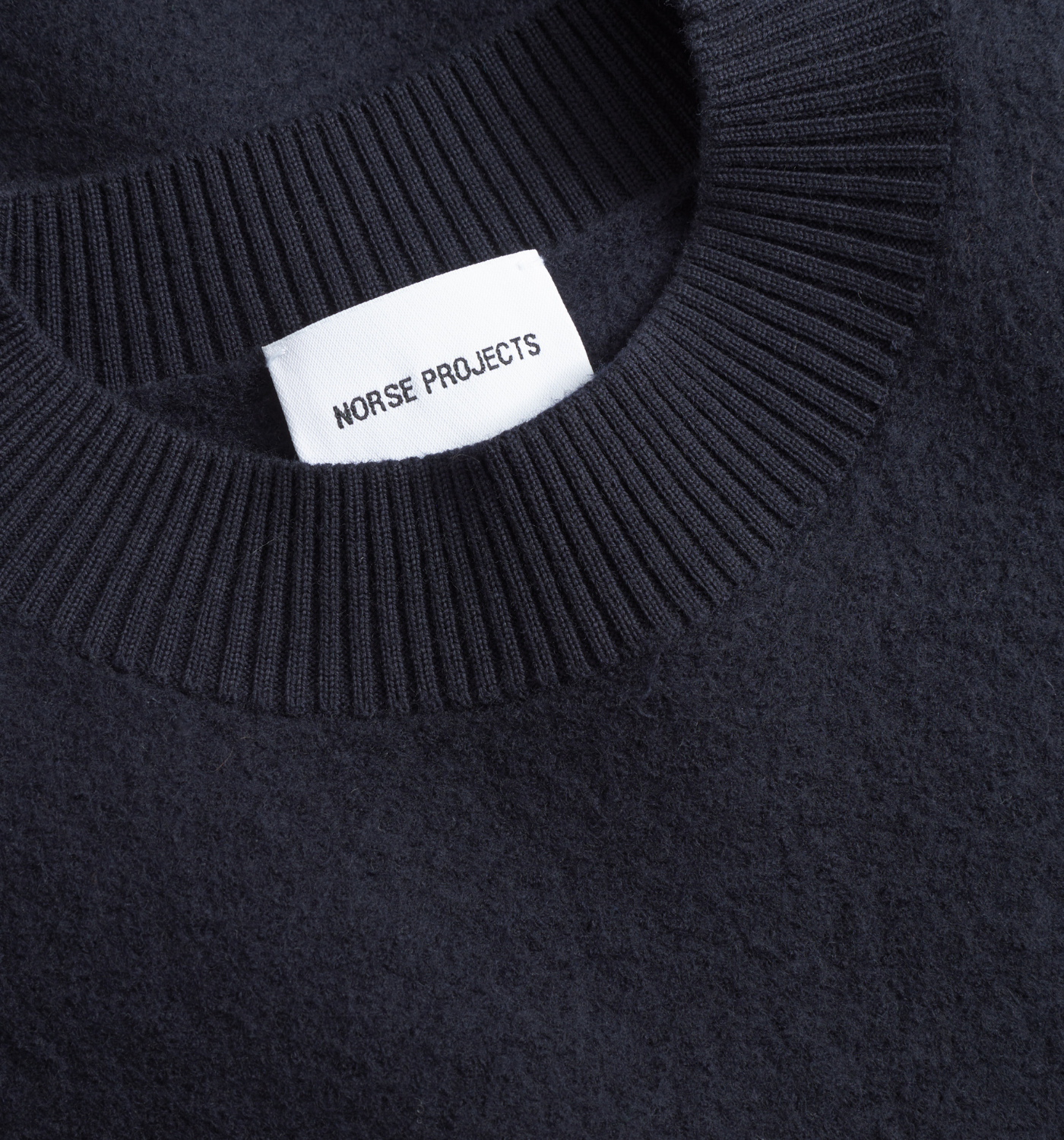 ROM BOILED WOOL CREWNECK SWEATER