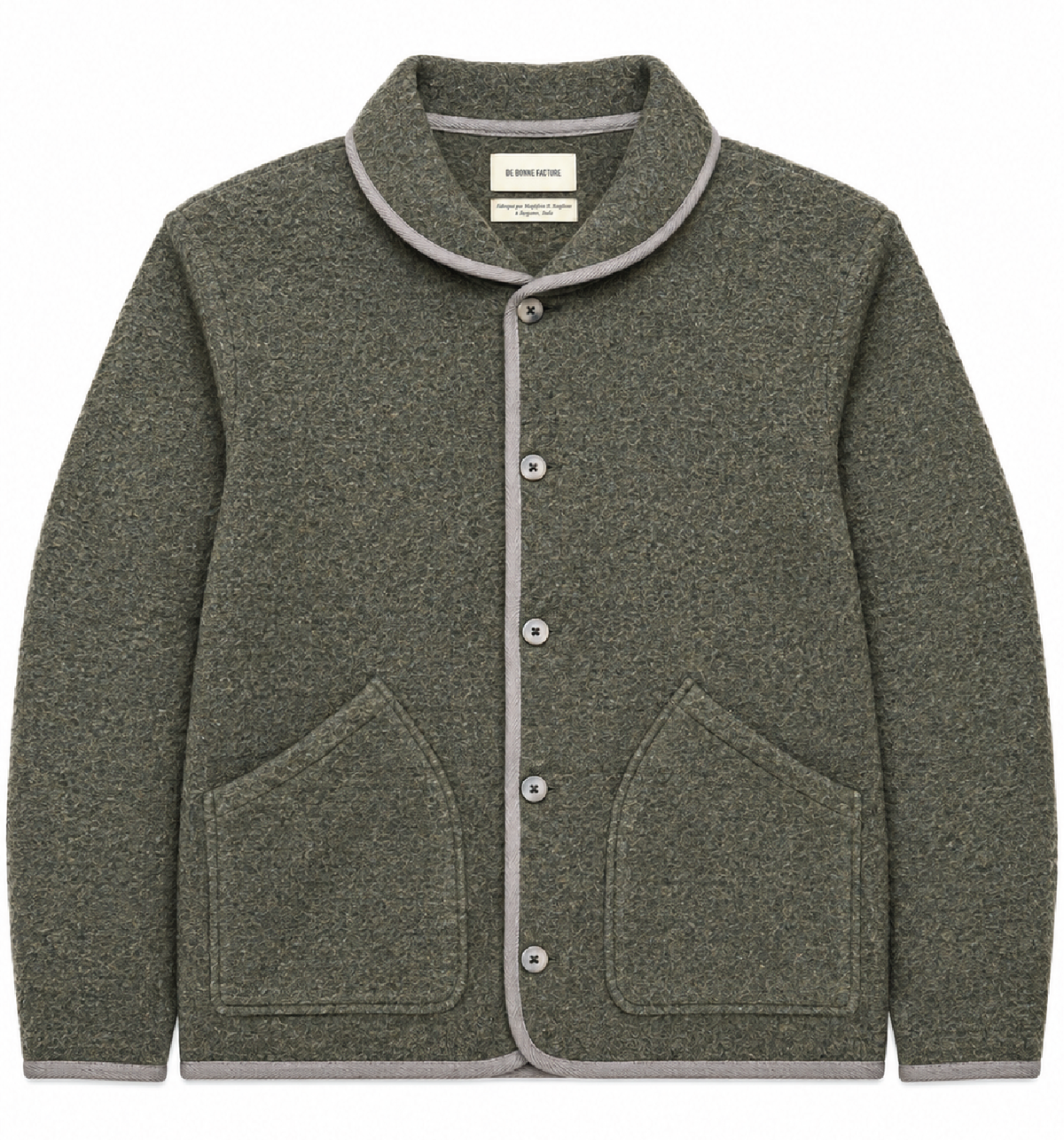 BOILED WOOL ALPINE JACKET