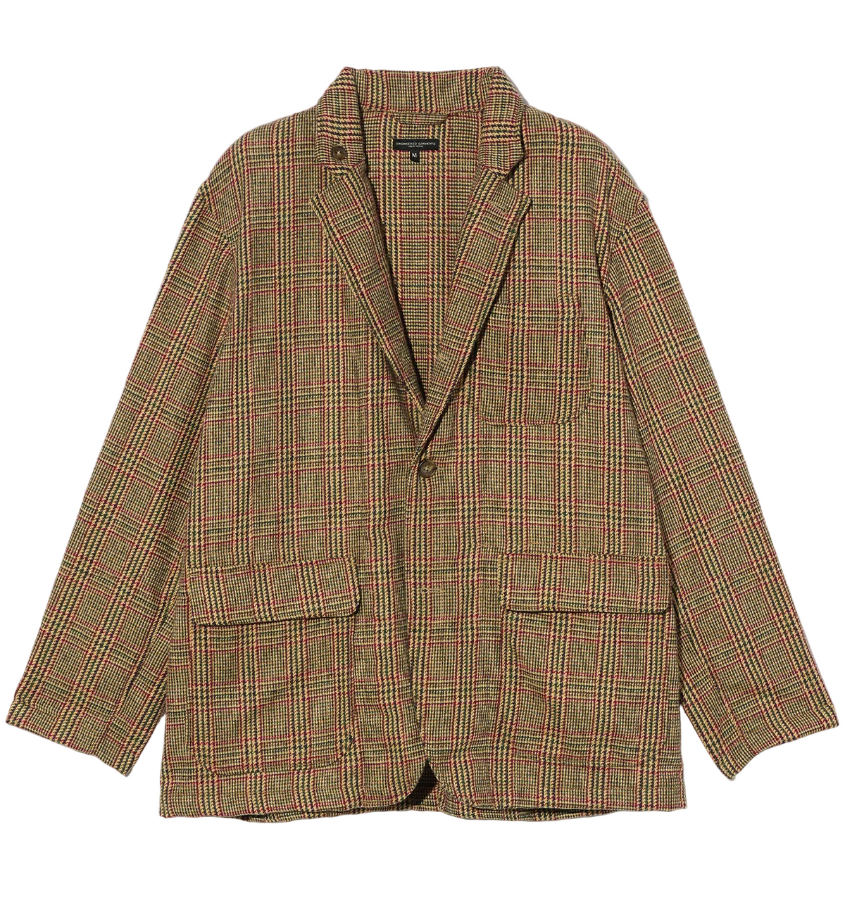 LOITER JACKET WOOL GLEN PLAID