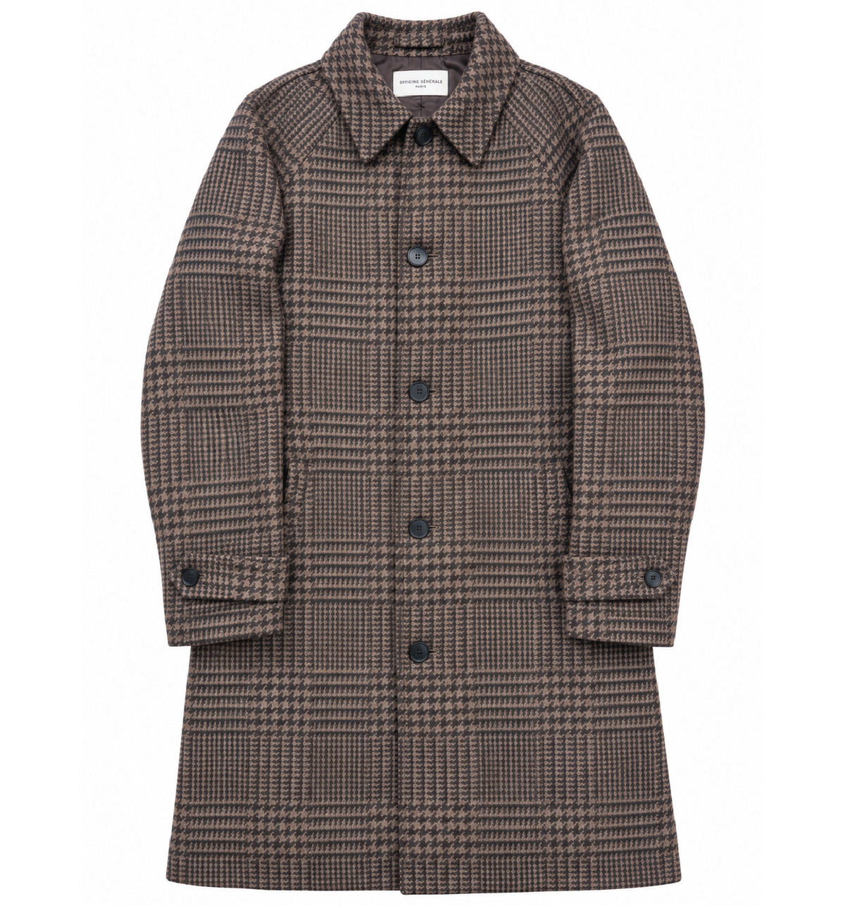 HUDSON GLENN PLAID COAT