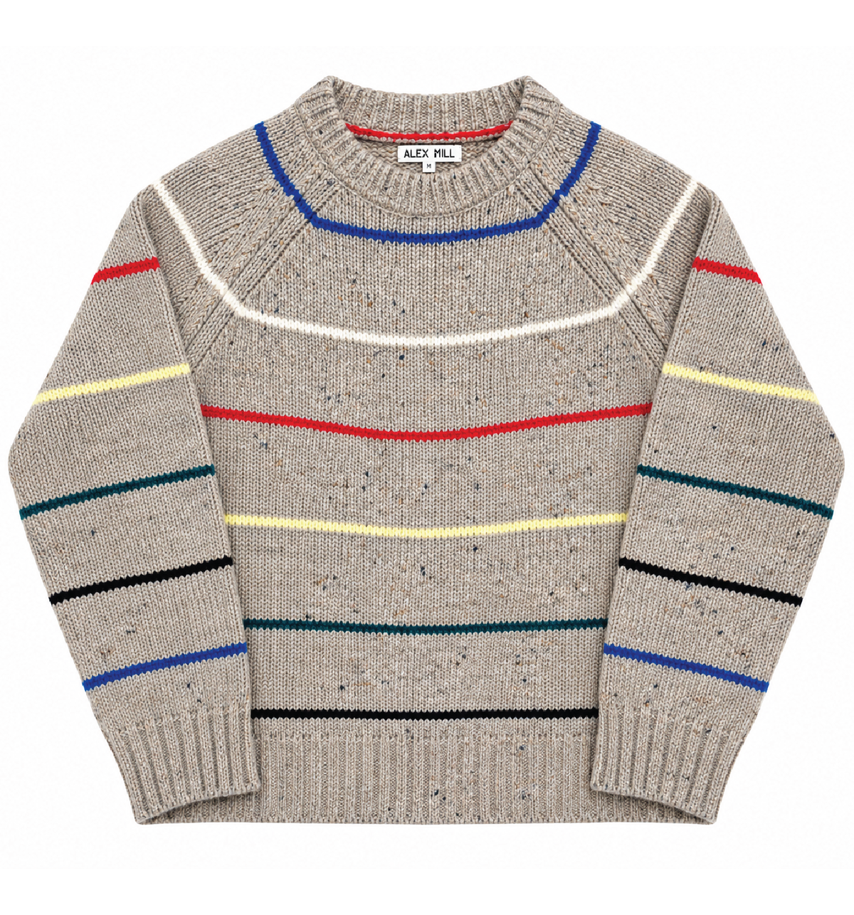 RAGLAN STRIPE SWEATER