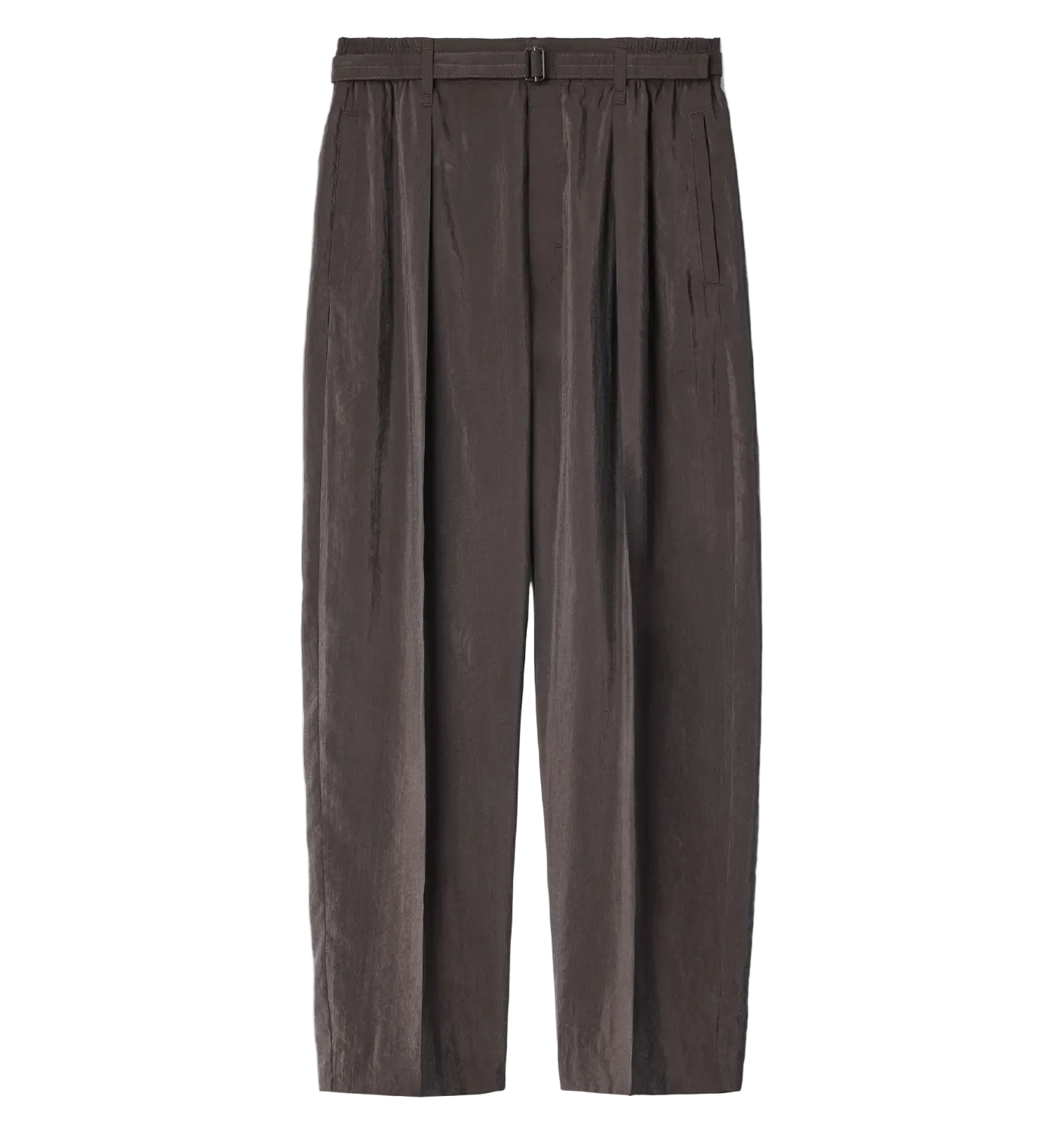 BELTED RELAXED PANTS