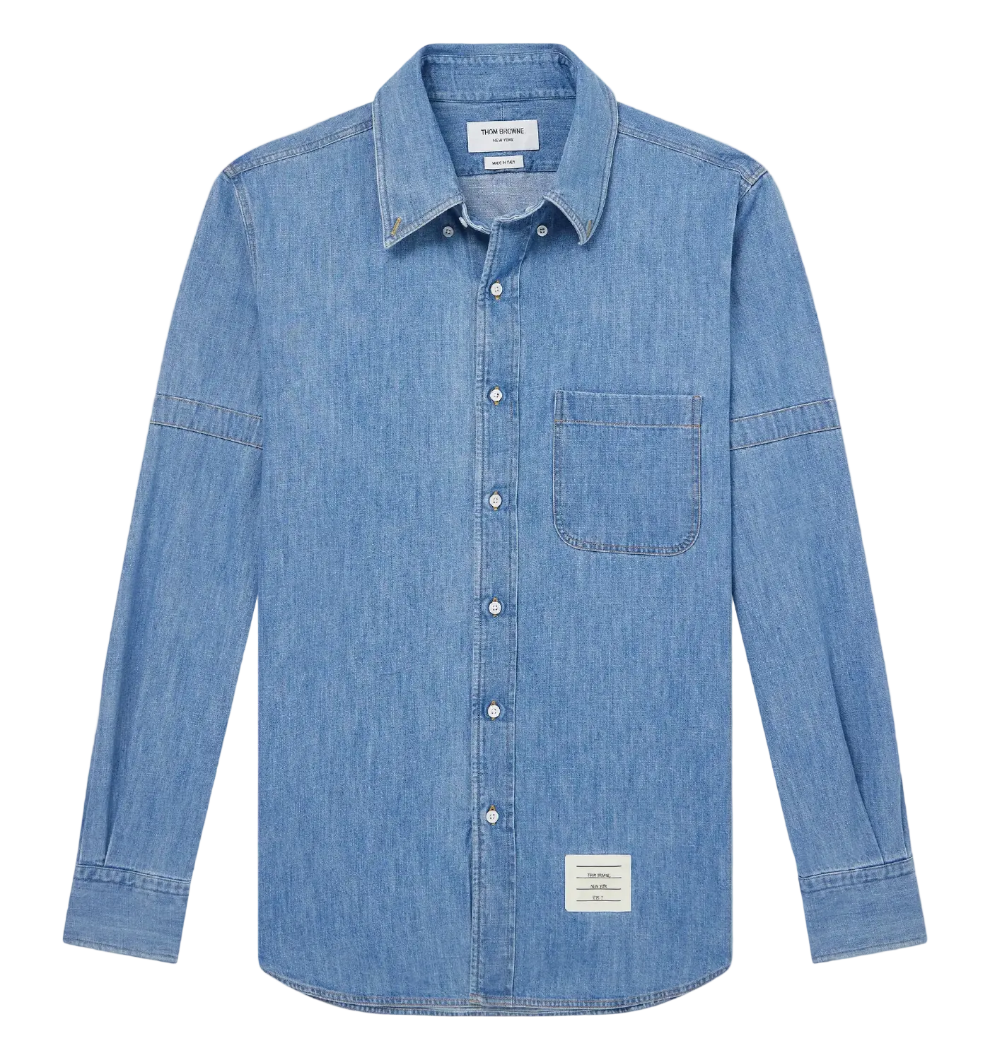 LIGHT WASH DENIM SHIRT