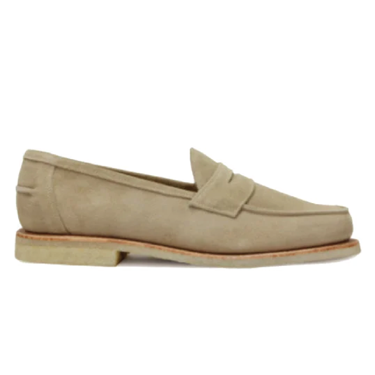 Todd Snyder X Sanders Men\'s Suede Penny Loafers in Tan Sz 10.5. Bag5 Meet the Sebago x Todd Snyder Woven Ryan Loafer—a refined  main image 4