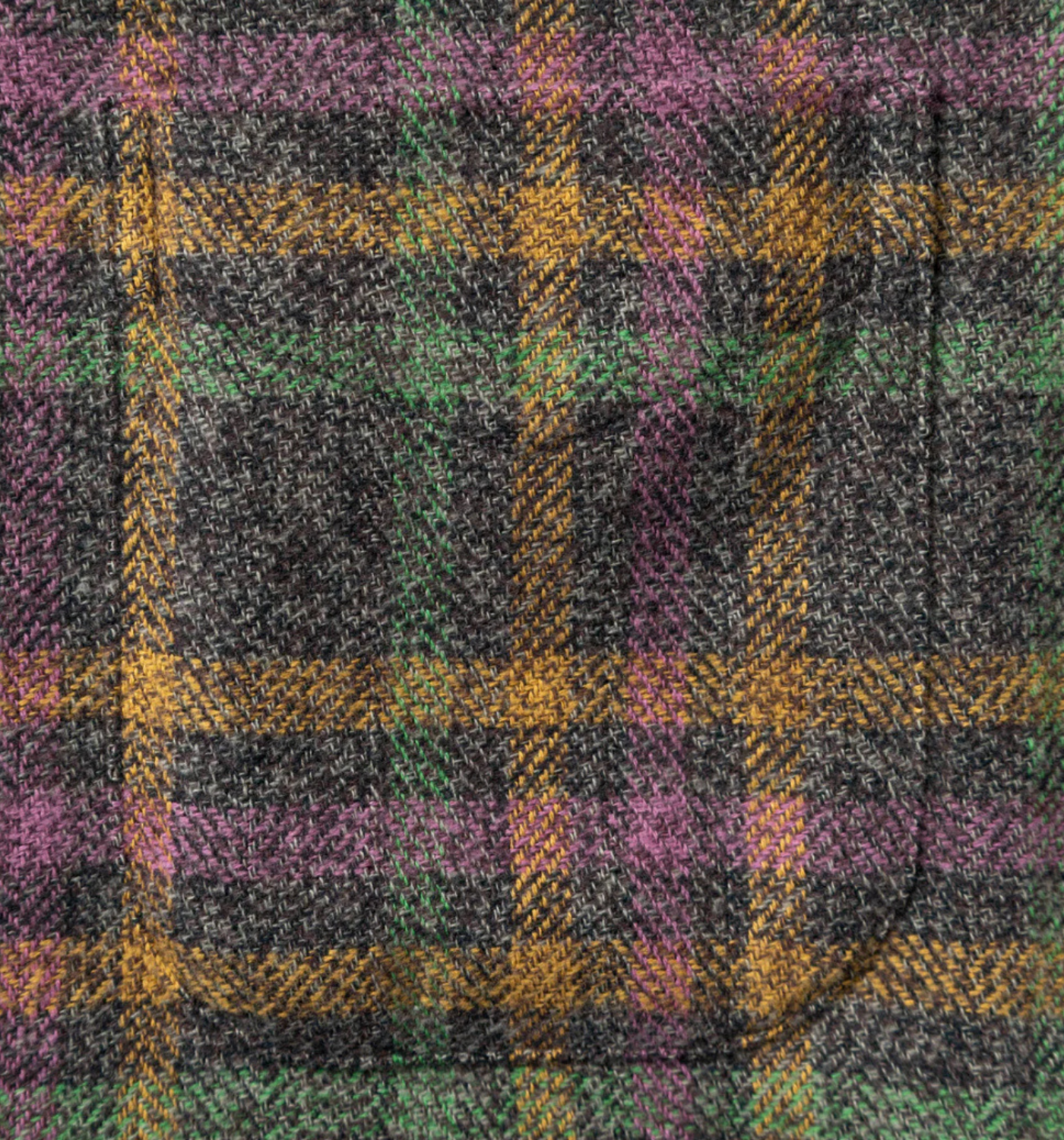 COTTON TWEED CHECK SHIRT