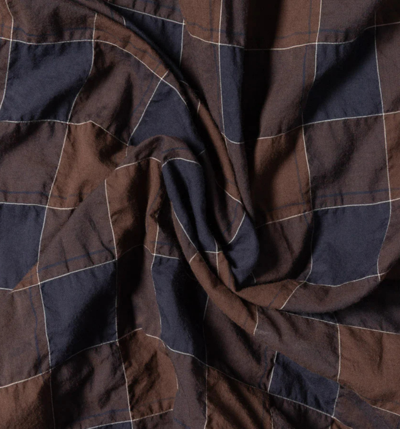 COTTON CHECK BUTTON DOWN SHIRT