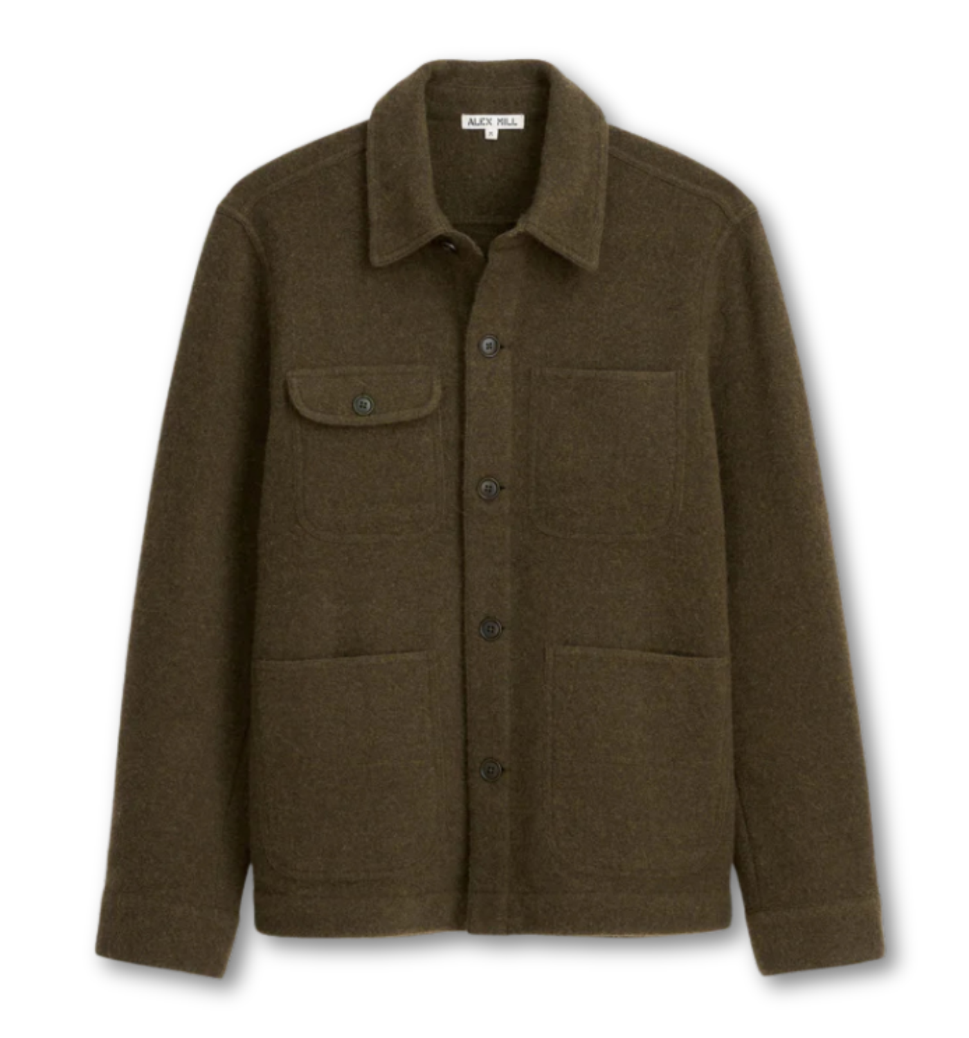 KNIT BOILED WOOL WORK JACKET