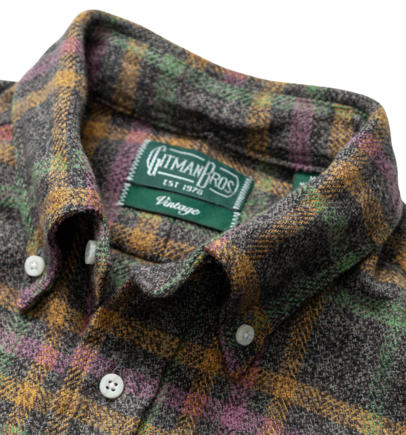 COTTON TWEED CHECK SHIRT