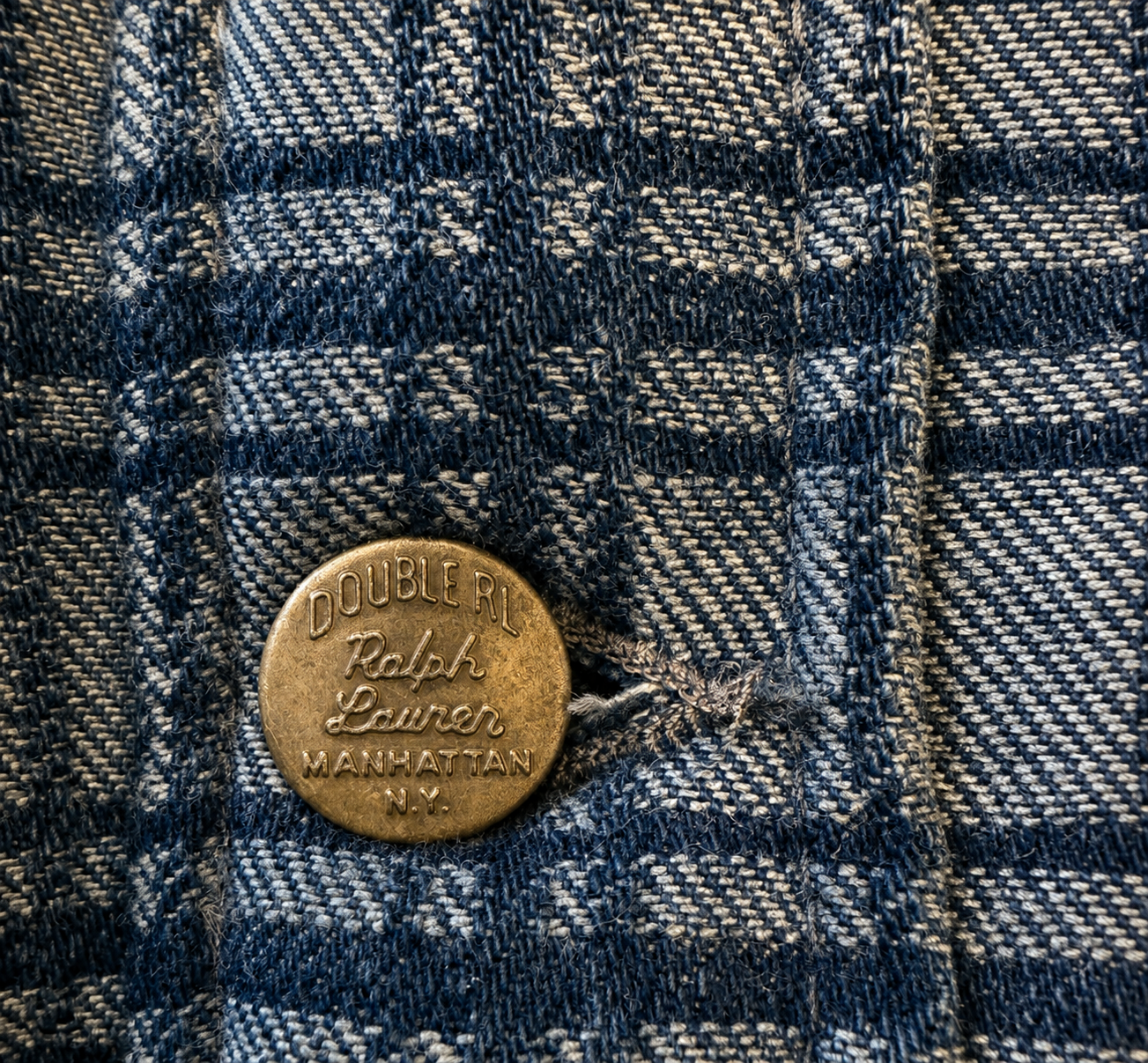 DENIM JACQUARD HOLLAND JACKET