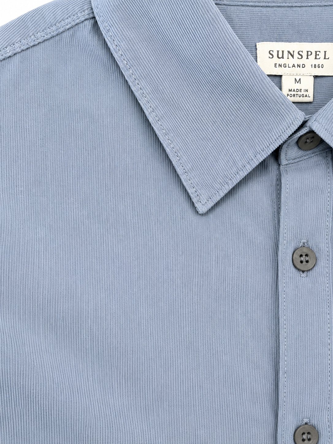 FINE CORD BUTTON UP SHIRT