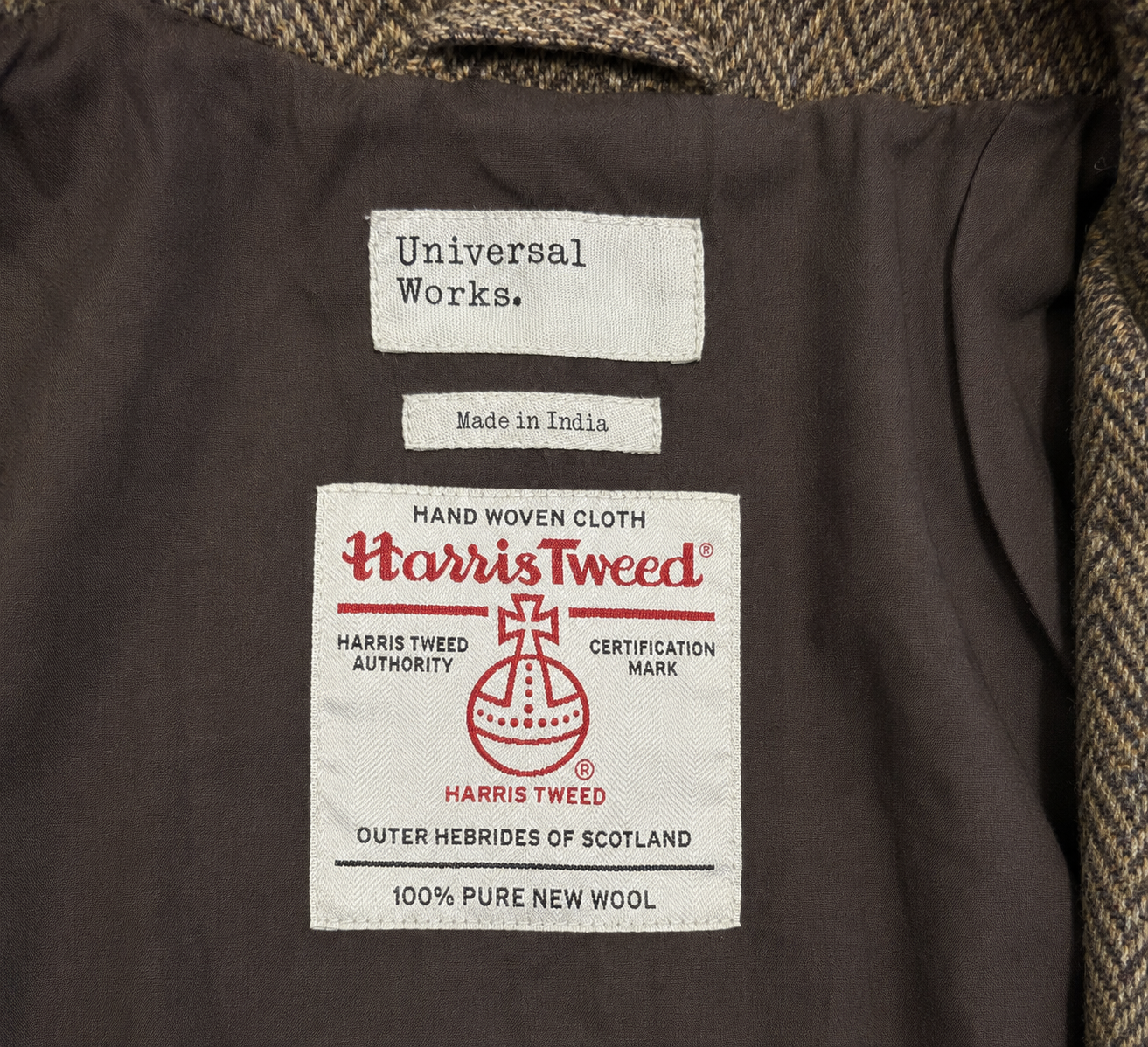 HARRIS TWEED BAKERS JACKET