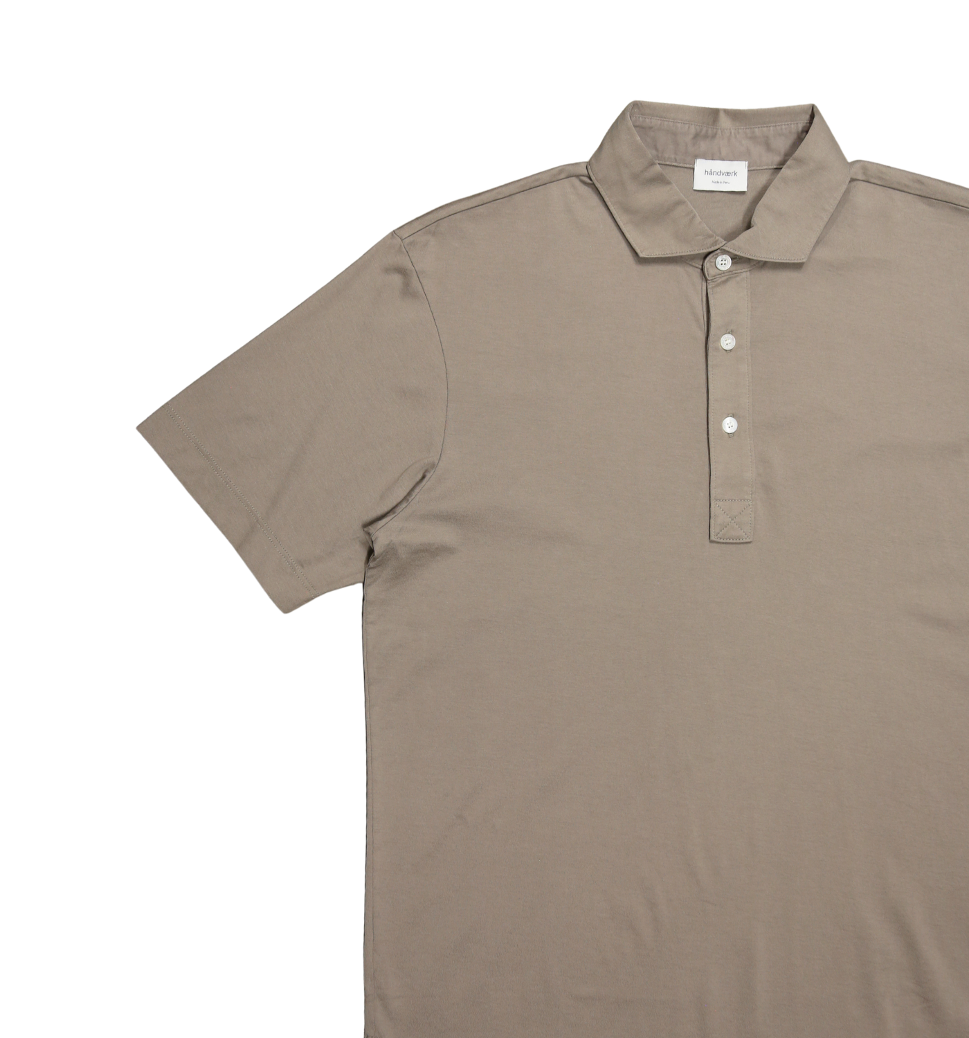 SPREAD COLLAR JERSEY POLO