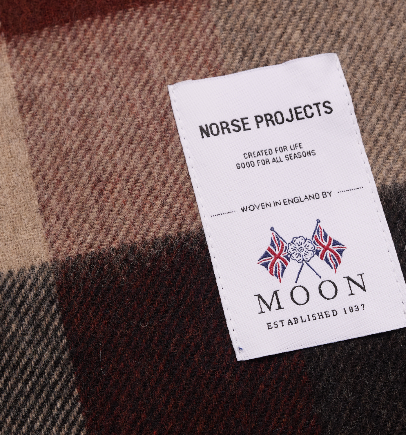 MERINO LAMBSWOOL CHECK SCARF