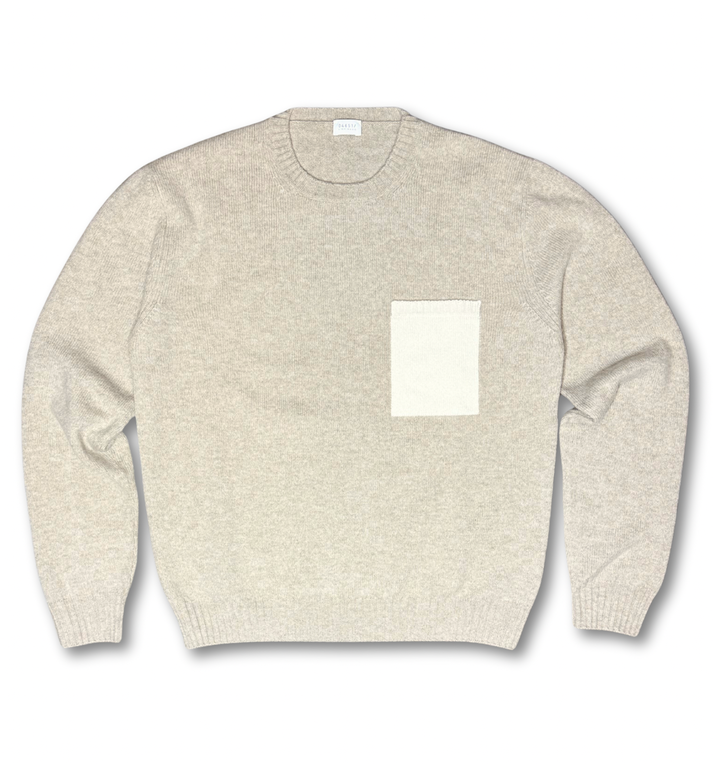 POCKET CREWNECK SWEATER