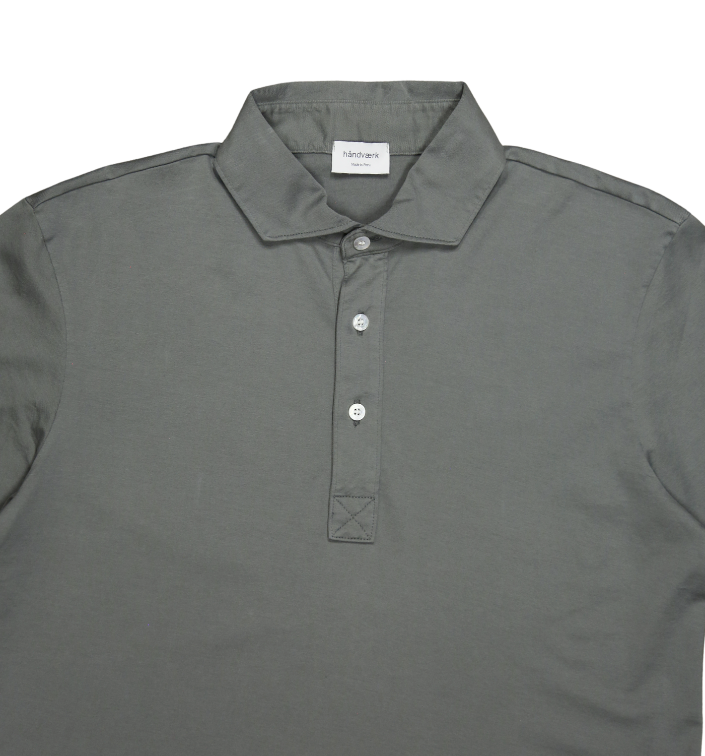 SPREAD COLLAR JERSEY POLO