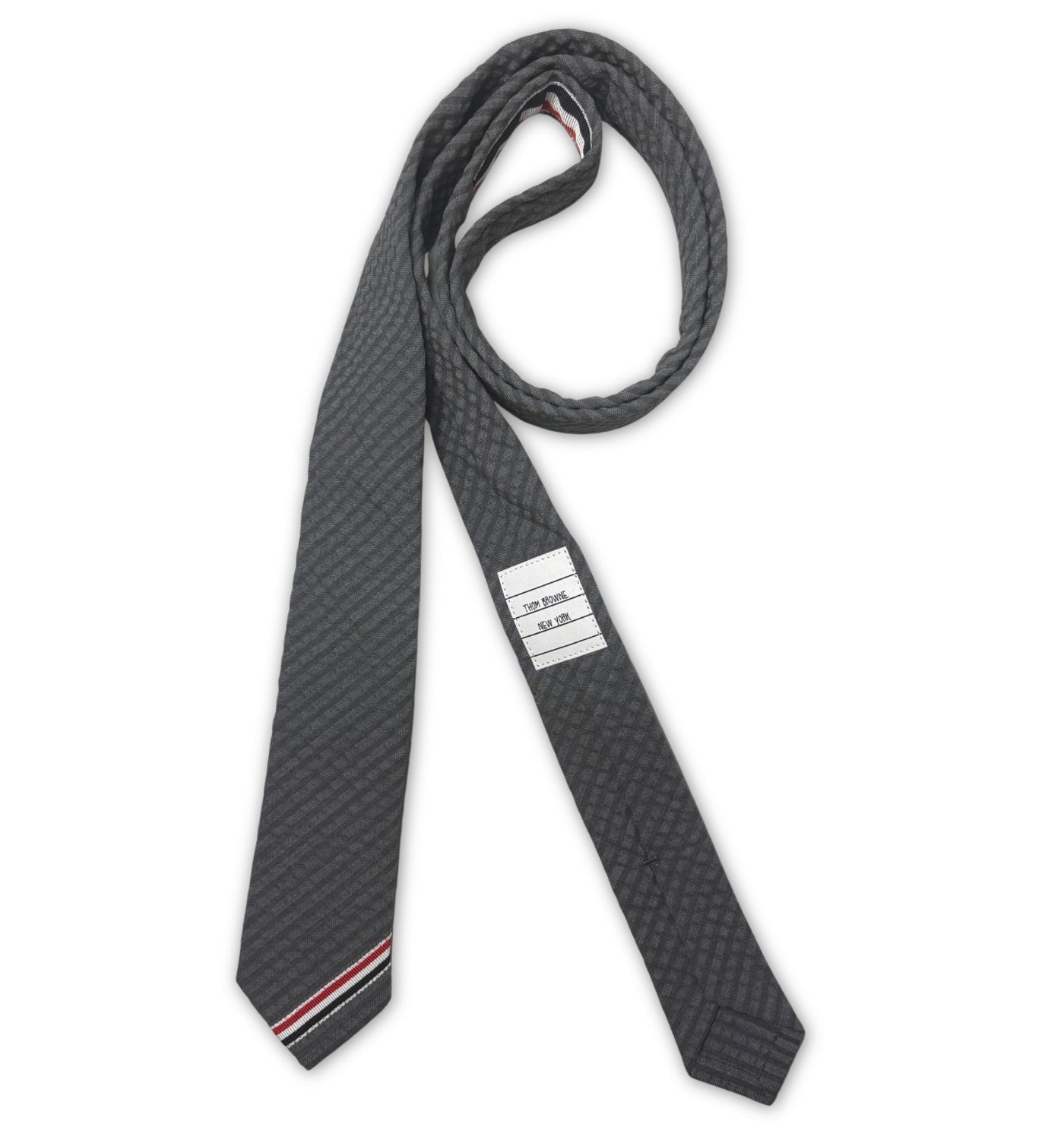 WOOL SEERSUCKER TIE