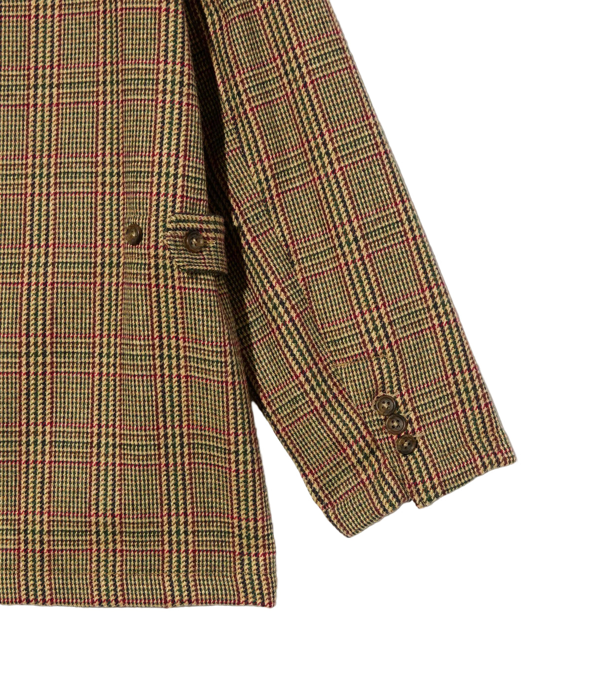 LOITER JACKET WOOL GLEN PLAID