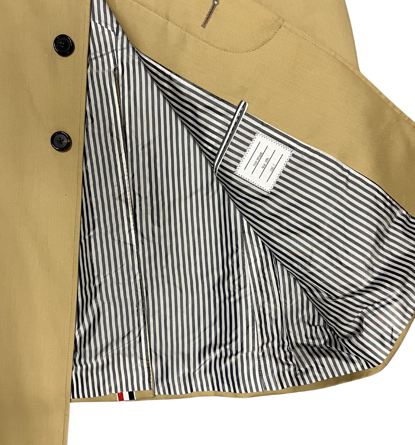 BAL COLLAR MACKINTOSH OVERCOAT