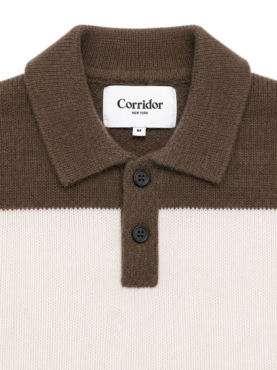BRUSHED KNIT RUGBY