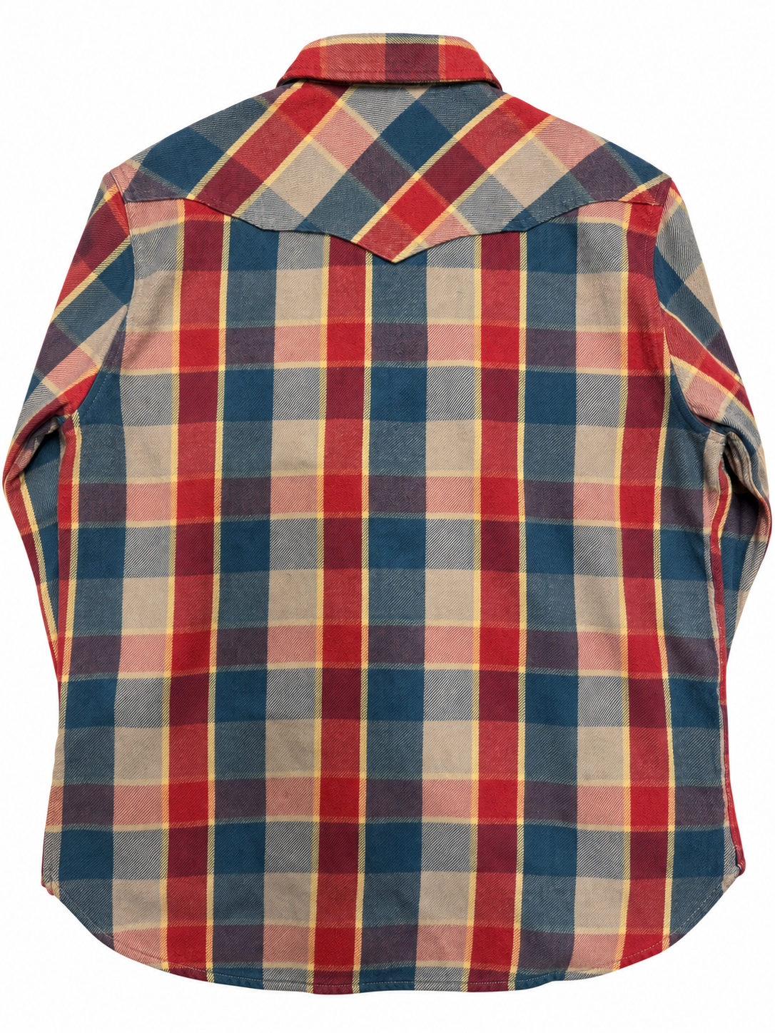WASHED FLANNEL SNAP SHIRT