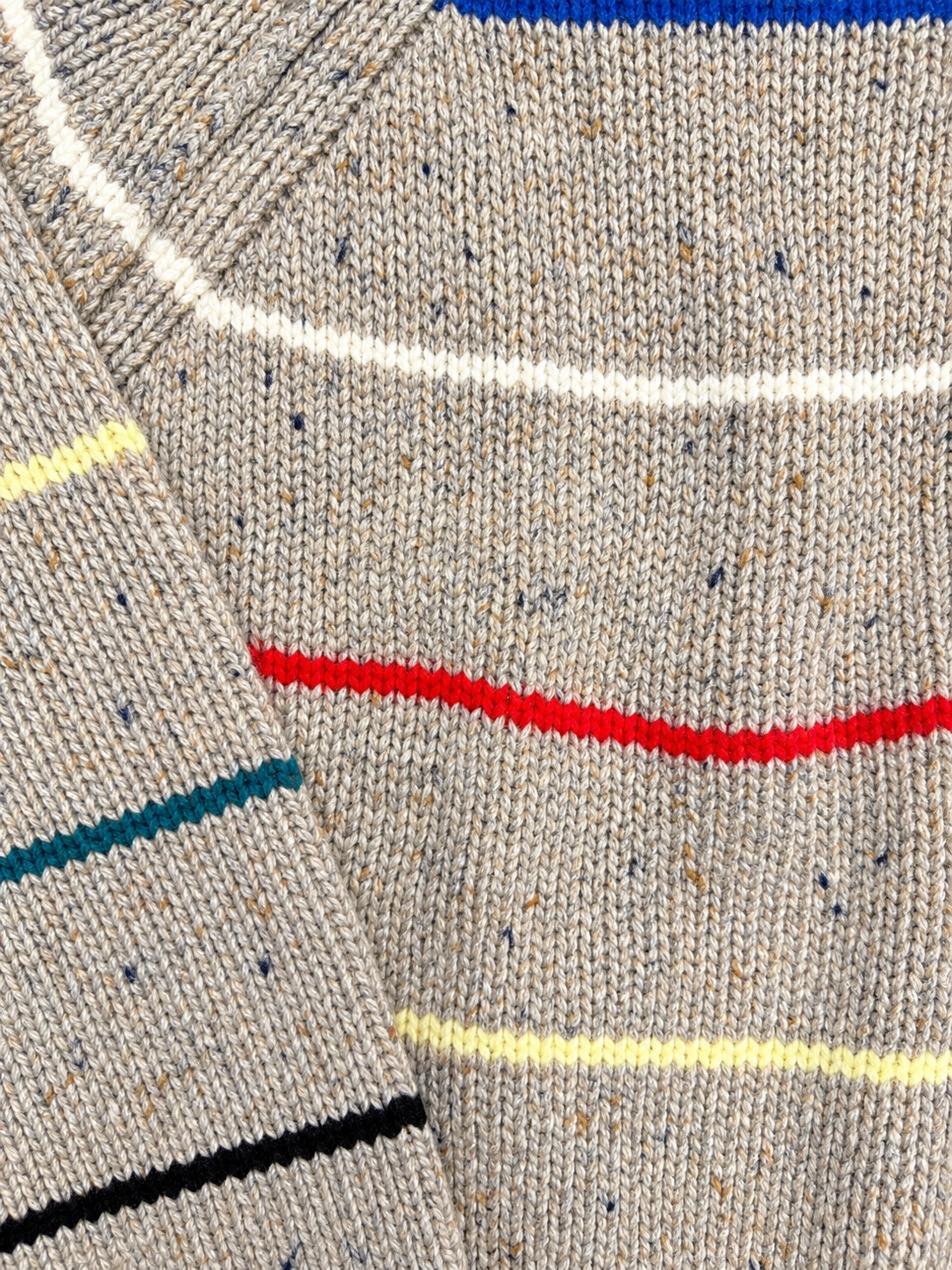RAGLAN STRIPE SWEATER