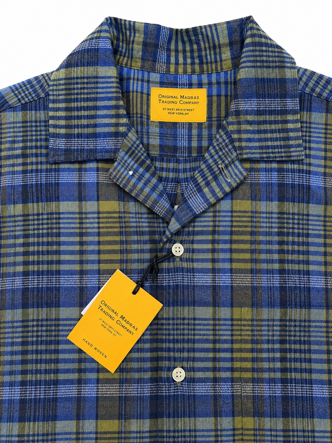 CAMP COLLAR LS WINTER MADRAS