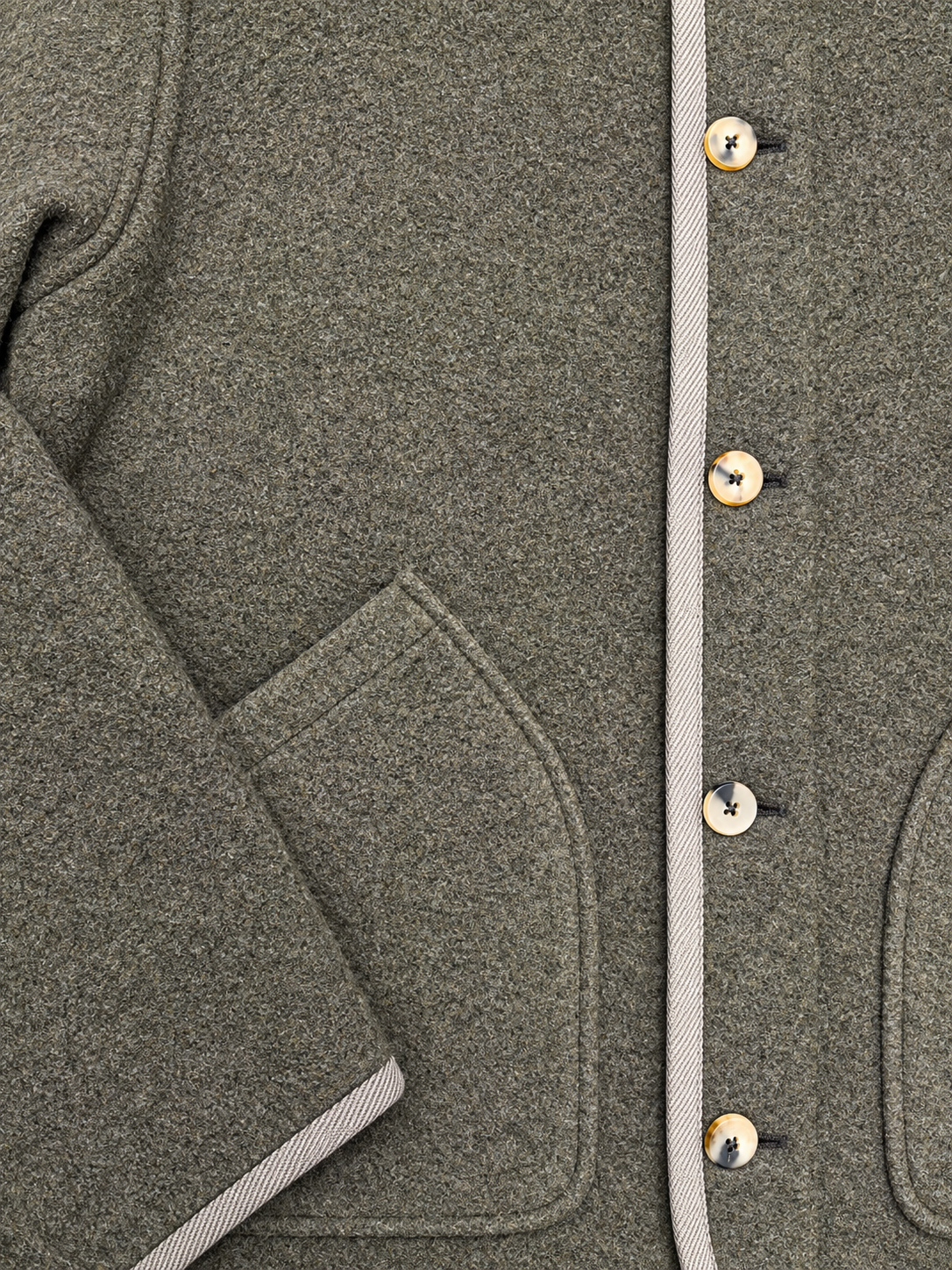 BOILED WOOL ALPINE JACKET
