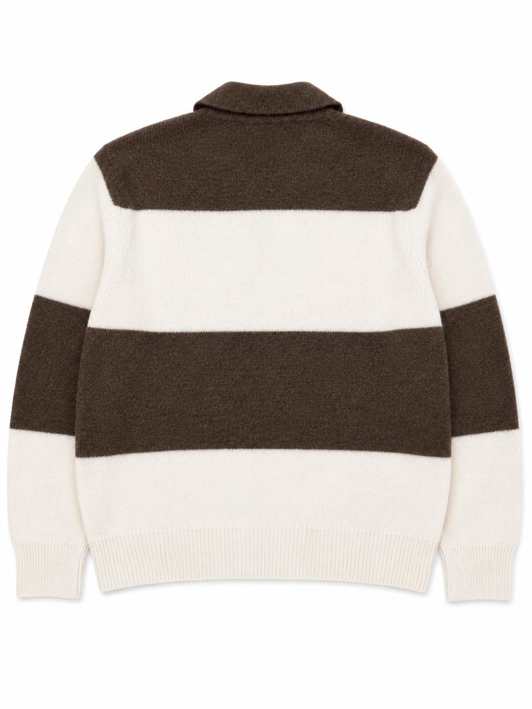 BRUSHED KNIT RUGBY